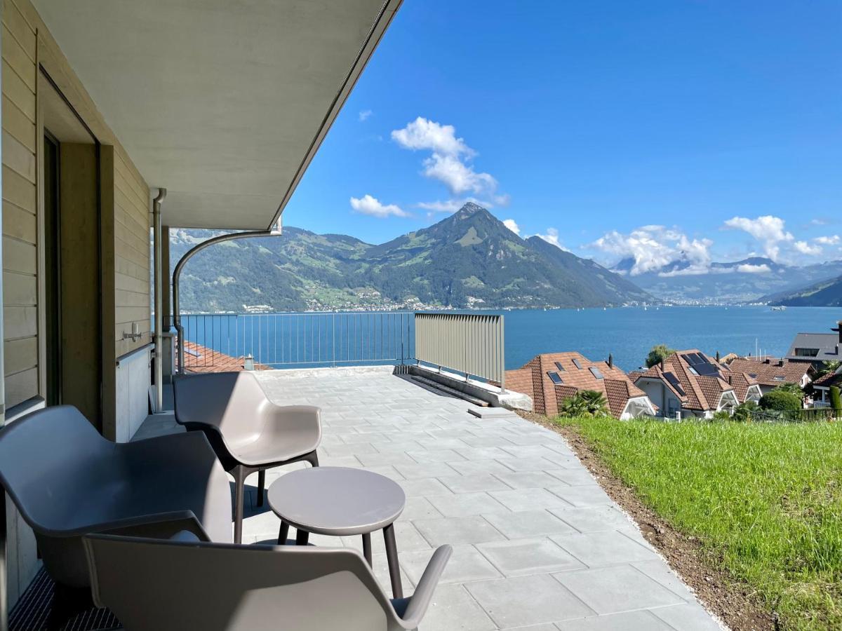 Chez-Marie Vue Fantastique Entre Lac Et Montagne เบคเค็นรีด ภายนอก รูปภาพ